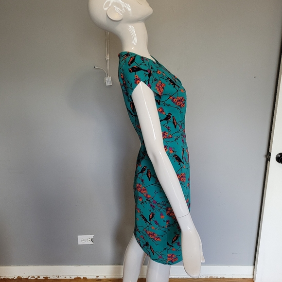 Darling Bird Print Dress, VGUC, Size 4 - Picture 2 of 7